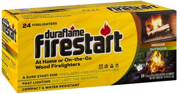 duraflame Firestart Indoor/Outdoor Firelighters, 24 pack