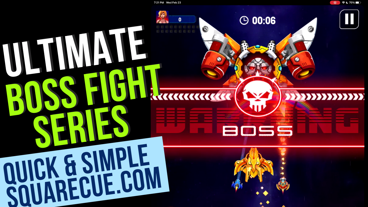 Ultimate Boss Fight Series - Galaxy Attack - Space Shooter - YouTube Thumbnail
