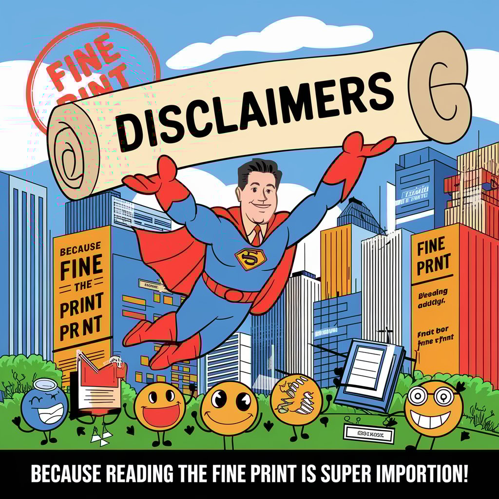 DISCLAIMERS Image